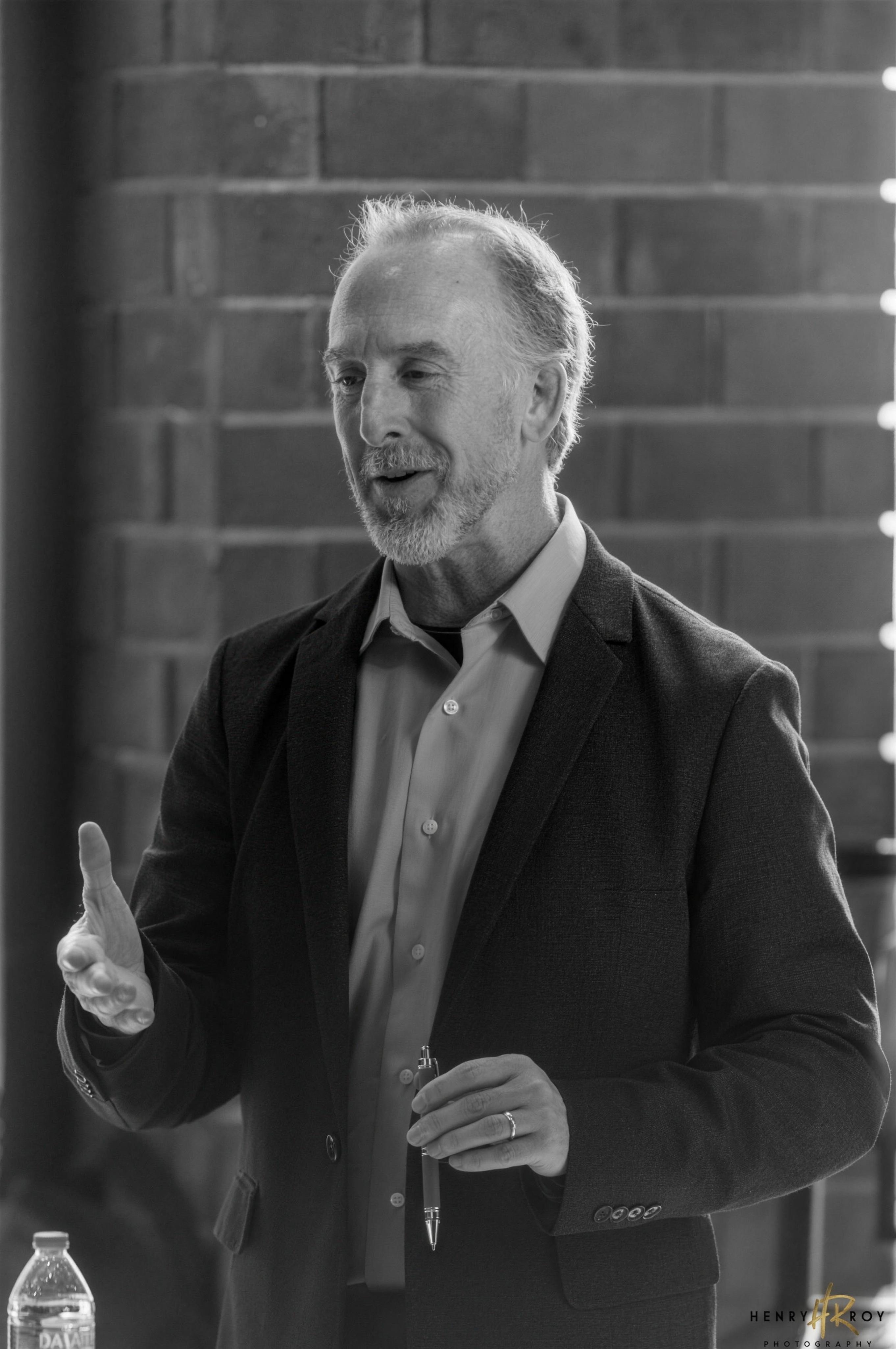 Pete Smith speaking and gesturing
